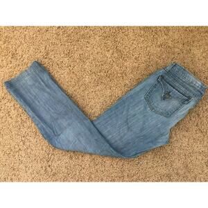 Hudson Sloane Light Wash Flap Pocket Flared Women's Jeans Size 30 Inseam 31.5